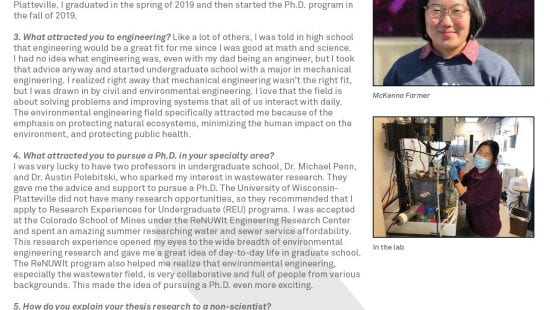 PhD Student Spotlight at Northwestern University